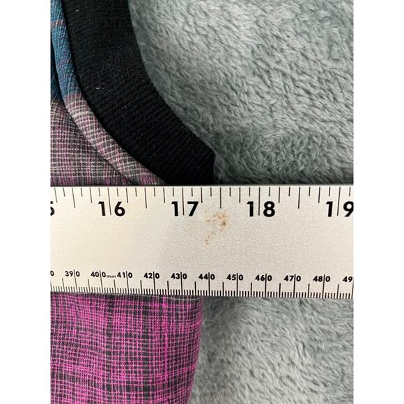 Roxy Women's Colorful Plaid Hooded Vest Medium Zip Up  * - Picture 7 of 8